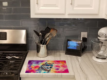Load image into Gallery viewer, Hippie Animal Wolf Glass Cutting Boards – Durable, Decorative Kitchen Art