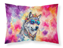 Load image into Gallery viewer, Hippie Animal Wolf Standard Pillowcase – Artistic Decorative Front, White Back