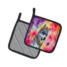 Load image into Gallery viewer, Hippie Animal Wolf Pot Holders - Set of 2 Decorative Kitchen Helpers | Made in the USA