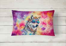 Load image into Gallery viewer, Hippie Animal Wolf Throw Pillow