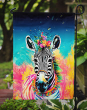 Load image into Gallery viewer, Zebra Garden Flag - Hippie Aniimals - Animal-Themed Yard Decor