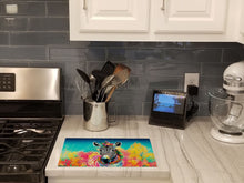 Load image into Gallery viewer, Hippie Animal Zebra Glass Cutting Boards – Durable, Decorative Kitchen Art