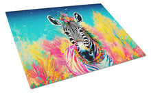 Load image into Gallery viewer, Hippie Animal Zebra Glass Cutting Boards – Durable, Decorative Kitchen Art