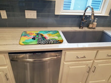 Load image into Gallery viewer, Hippie Animal Zebra Dish Drying Mat