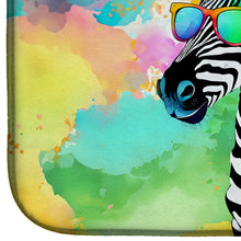 Load image into Gallery viewer, Hippie Animal Zebra Dish Drying Mat