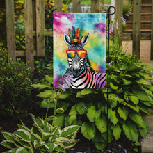 Load image into Gallery viewer, Zebra Garden Flag - Hippie Aniimals - Animal-Themed Yard Decor