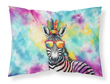 Load image into Gallery viewer, Hippie Animal Zebra Standard Pillowcase – Artistic Decorative Front, White Back