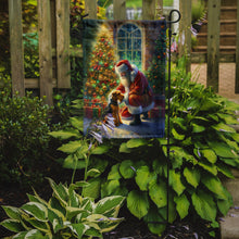 Load image into Gallery viewer, Airedale Terrier with Santa Garden Flag – Christmas Dog Yard Decor