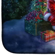 Load image into Gallery viewer, Alaskan Malamute and Santa Claus Dish Drying Mat