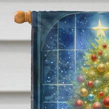 Load image into Gallery viewer, Australian Cattle Dog and Santa Claus House Flag