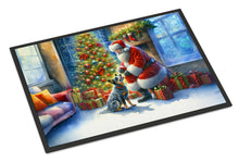 Load image into Gallery viewer, Australian Cattle Dog and Santa Claus Doormat