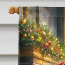 Load image into Gallery viewer, Beagle and Santa Claus House Flag