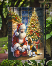 Load image into Gallery viewer, Beagle with Santa Garden Flag – Christmas Dog Yard Decor