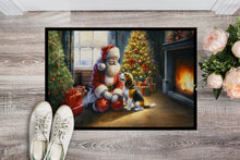 Load image into Gallery viewer, Beagle and Santa Claus Doormat-24x36 Indoor / Outdoor Rug | Made in USA
