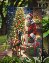 Load image into Gallery viewer, Belgian Malinois with Santa Garden Flag – Christmas Dog Yard Decor