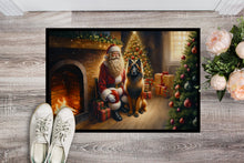 Load image into Gallery viewer, Belgian Tervuren and Santa Claus Doormat