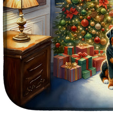 Load image into Gallery viewer, Bernese Mountain Dog and Santa Claus Dish Drying Mat