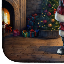 Load image into Gallery viewer, Border Collie and Santa Claus Dish Drying Mat