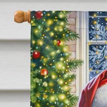Load image into Gallery viewer, Boston Terrier and Santa Claus House Flag