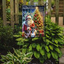 Load image into Gallery viewer, Boxer with Santa Garden Flag – Christmas Dog Yard Decor