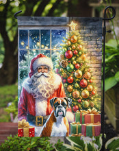 Load image into Gallery viewer, Boxer with Santa Garden Flag – Christmas Dog Yard Decor