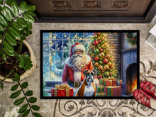 Load image into Gallery viewer, Boxer and Santa Claus Doormat - 18X27 Indoor / Outdoor Rug | Made in USA