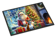 Load image into Gallery viewer, Boxer and Santa Claus Doormat - 18X27 Indoor / Outdoor Rug | Made in USA