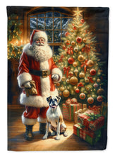 Load image into Gallery viewer, Boxer and Santa Claus House Flag