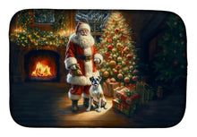 Load image into Gallery viewer, Boxer and Santa Claus Dish Drying Mat
