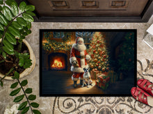 Load image into Gallery viewer, Boxer and Santa Claus Doormat-24x36 Indoor / Outdoor Rug | Made in USA