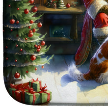 Load image into Gallery viewer, Brittany and Santa Claus Dish Drying Mat