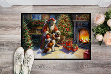 Load image into Gallery viewer, Brittany and Santa Claus Doormat