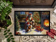 Load image into Gallery viewer, Brittany and Santa Claus Doormat