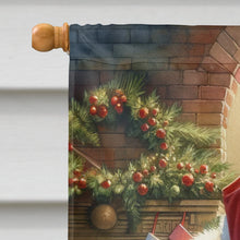 Load image into Gallery viewer, Bull Terrier and Santa Claus House Flag