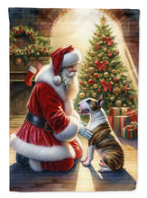 Load image into Gallery viewer, Bull Terrier and Santa Claus House Flag