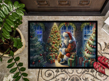 Load image into Gallery viewer, English Bulldog and Santa Claus Doormat