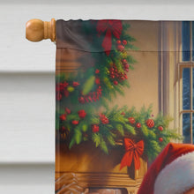 Load image into Gallery viewer, Cairn Terrier and Santa Claus House Flag