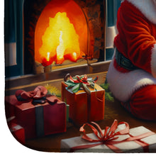 Load image into Gallery viewer, Cairn Terrier and Santa Claus Dish Drying Mat