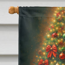 Load image into Gallery viewer, Cavalier Spaniel and Santa Claus House Flag