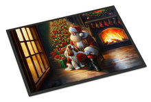 Load image into Gallery viewer, Cavalier Spaniel and Santa Claus Doormat-24x36 Indoor / Outdoor Rug | Made in USA