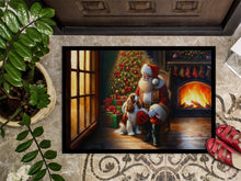 Load image into Gallery viewer, Cavalier Spaniel and Santa Claus Doormat - 18X27 Indoor / Outdoor Rug | Made in USA