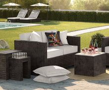 Load image into Gallery viewer, Cavalier Spaniel and Santa Claus Throw Pillow