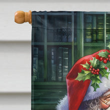 Load image into Gallery viewer, Cavalier Spaniel and Santa Claus House Flag