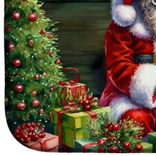 Load image into Gallery viewer, Cavalier Spaniel and Santa Claus Dish Drying Mat