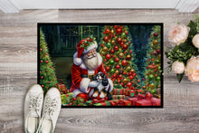 Load image into Gallery viewer, Cavalier Spaniel and Santa Claus Doormat - 18X27 Indoor / Outdoor Rug | Made in USA