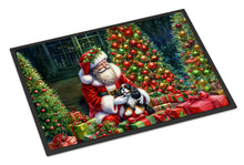 Load image into Gallery viewer, Cavalier Spaniel and Santa Claus Doormat - 18X27 Indoor / Outdoor Rug | Made in USA