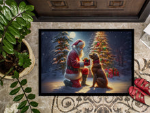Load image into Gallery viewer, Chesapeake Bay Retriever and Santa Claus Doormat