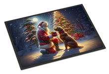 Load image into Gallery viewer, Chesapeake Bay Retriever and Santa Claus Doormat