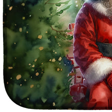 Load image into Gallery viewer, Chihuahua and Santa Claus Dish Drying Mat