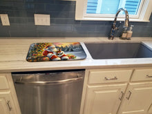 Load image into Gallery viewer, Chihuahua and Santa Claus Dish Drying Mat
